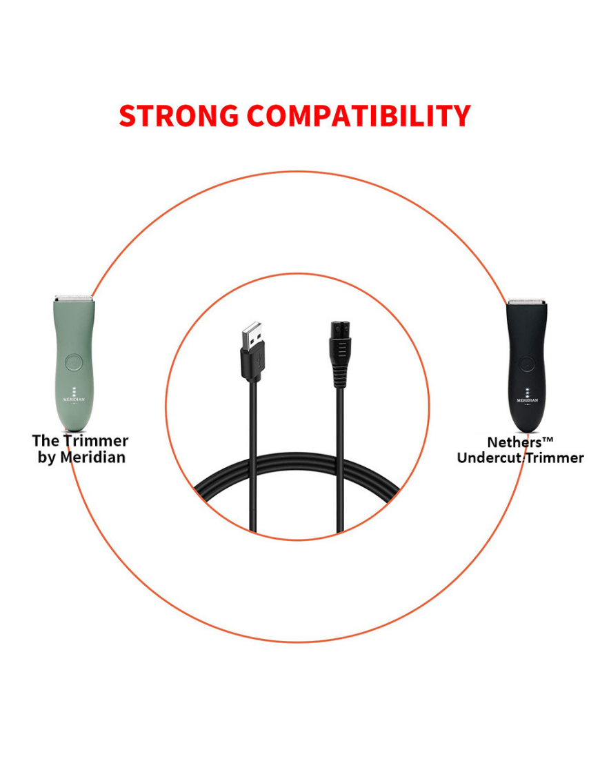 Nethers Undercut Trimmer 1.0 Charging Cable (Compatible with Meridian Trimmer)