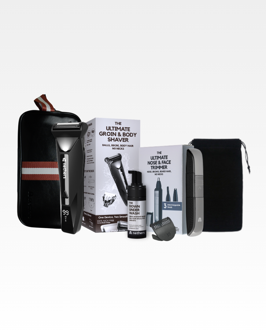 Nethers Undercut Shaver 3.0 for Mens Private Manscaping & Shaving Body Hair