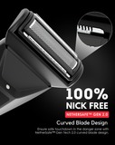 Nethers Undercut Trimmer CURVED EDGE Foil Replacement Blade for Hygiene Bacteria-Free Usage