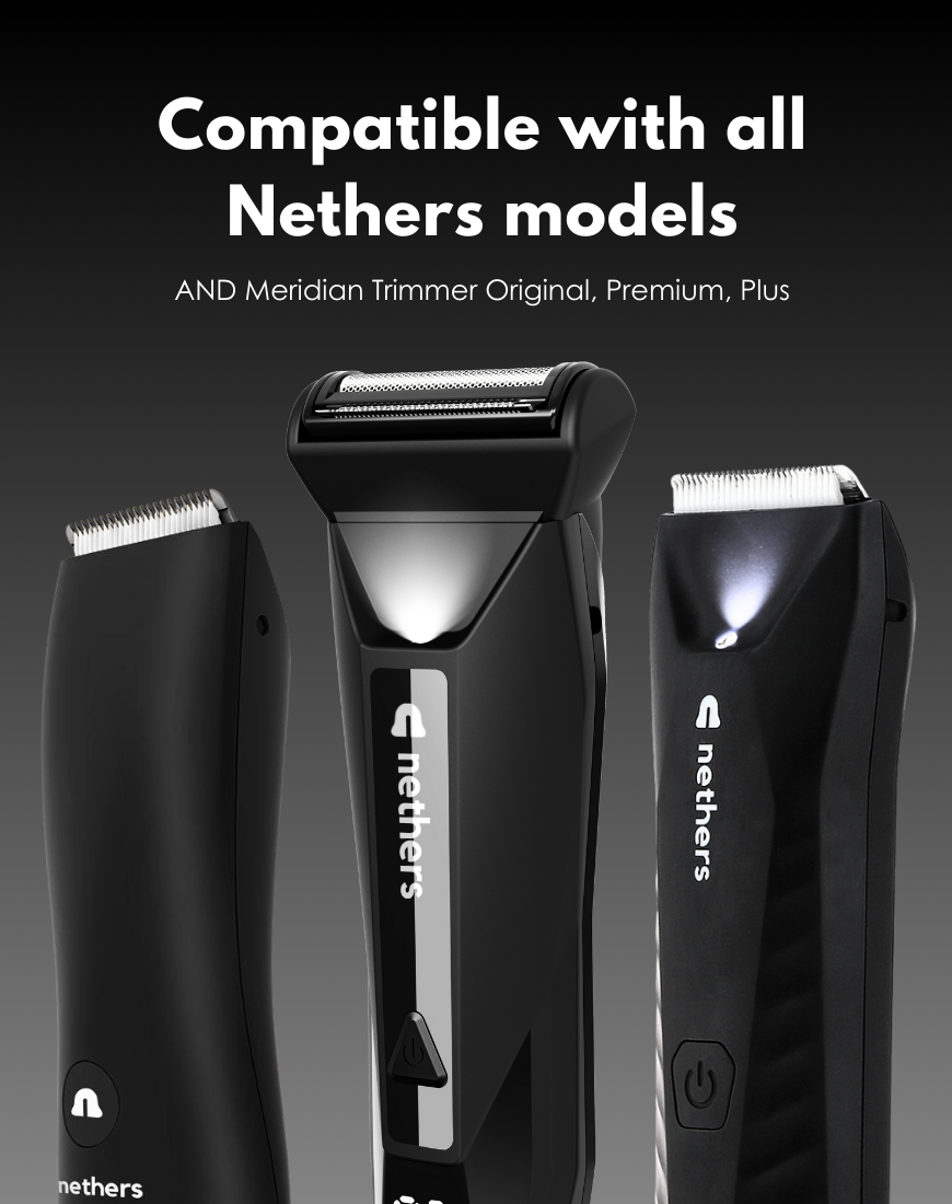 Nethers Undercut Trimmer CURVED EDGE Foil Replacement Blade for Hygiene Bacteria-Free Usage